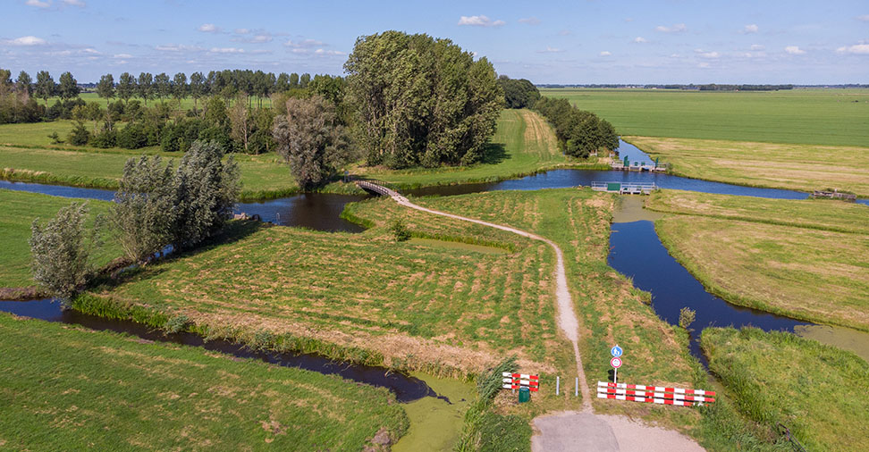 Luchtfoto Kraaienbos in Wijngaarden