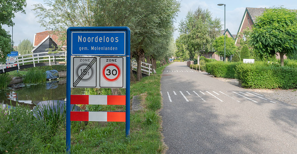 Plaatsnaambord Noordeloos