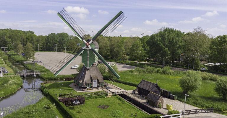 Luchtfoto Westmolen in Gorinchem