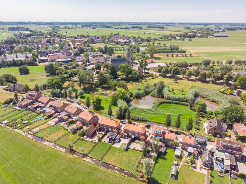 Luchtfoto dorp Hoornaar