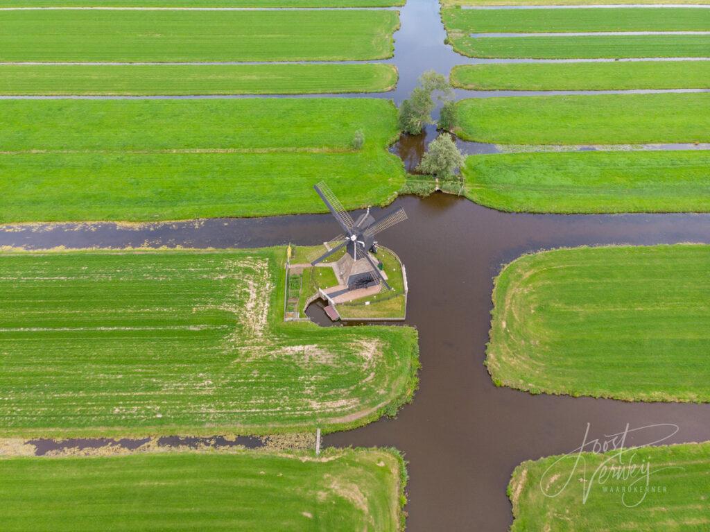 Luchtfoto Oude Weteringmolen