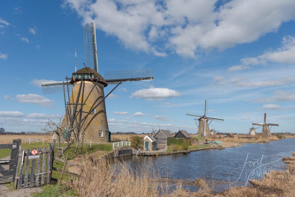 Molen Nederwaard no 8 in Kinderdijk