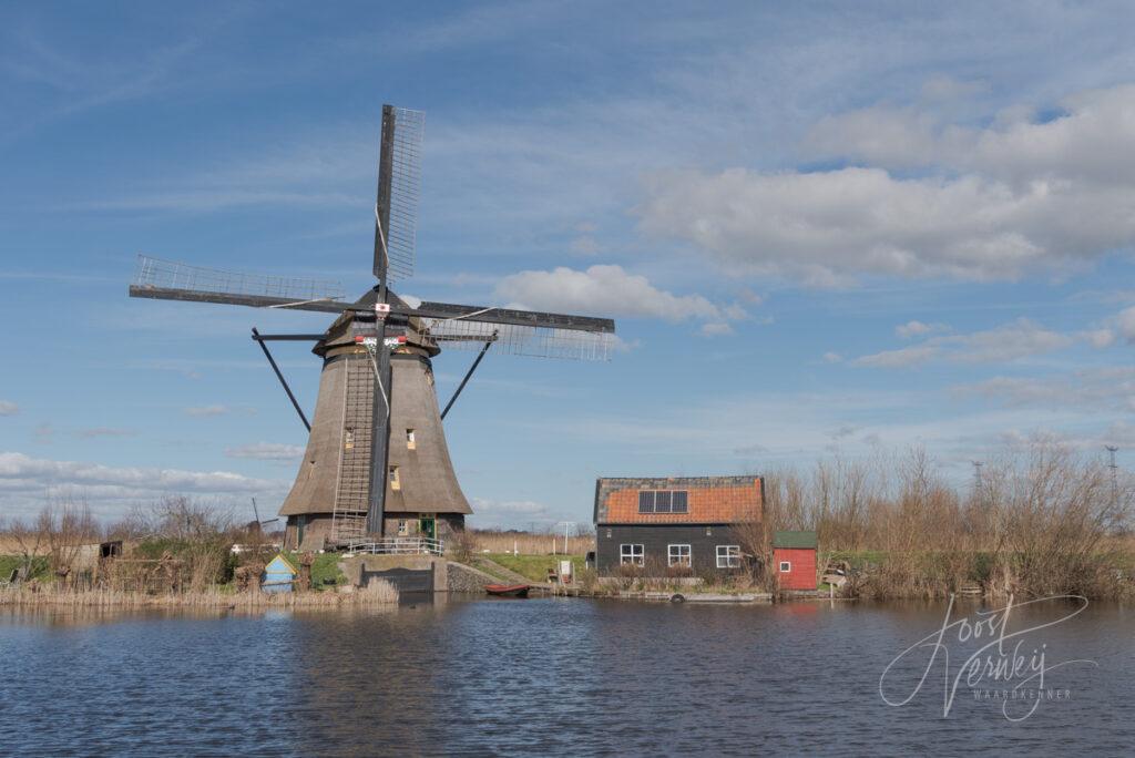 Molen Overwaard no 6 in Kinderdijk