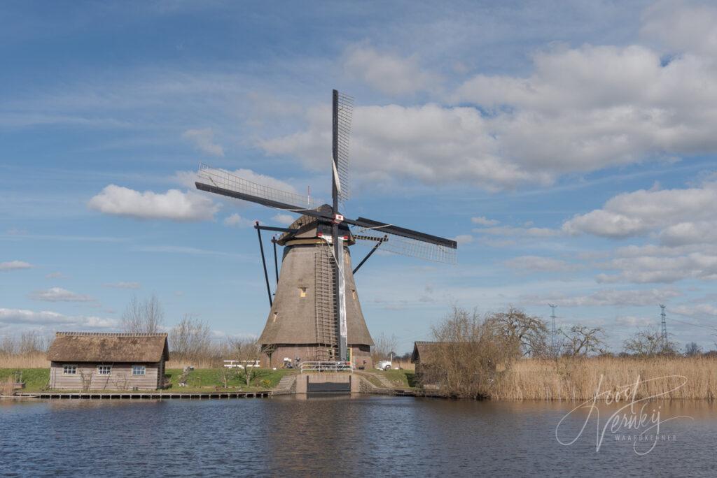 Molen Overwaard no 7 in Kinderdijk