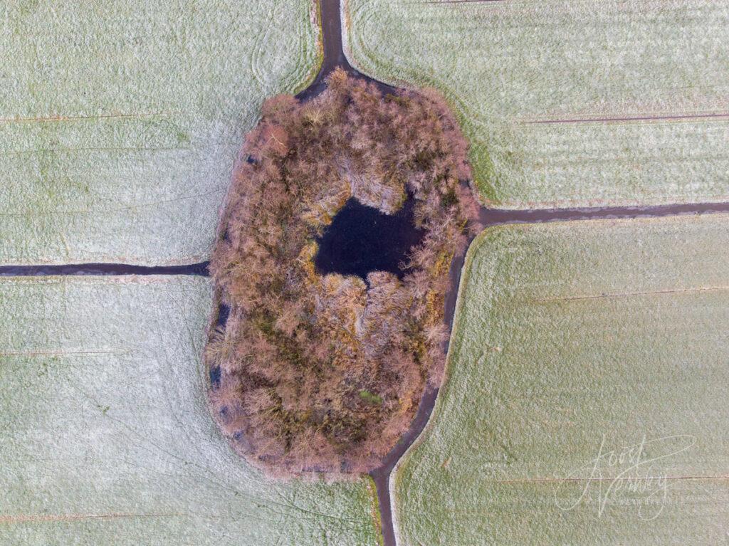 Luchtfoto Wiel bij ZijdewegLuchtfoto Wiel bij Zijdeweg