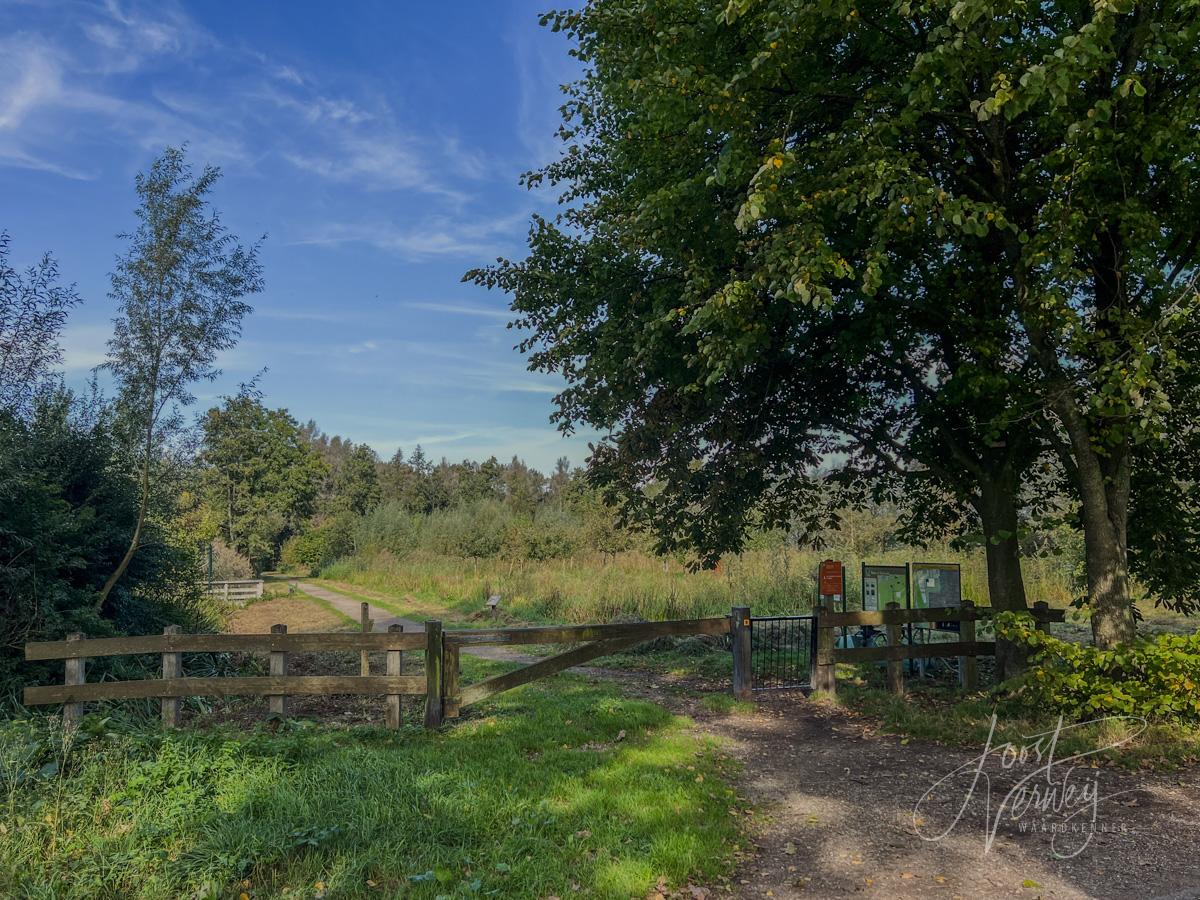 Toegang Alblasserbos vanaf de Matena