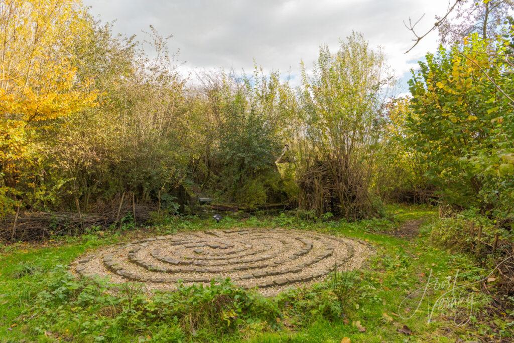 Labyrint in Heemtuin Alblasserbos