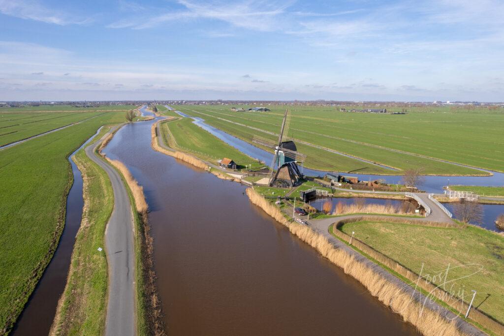 Luchtfoto Achterlandse molen