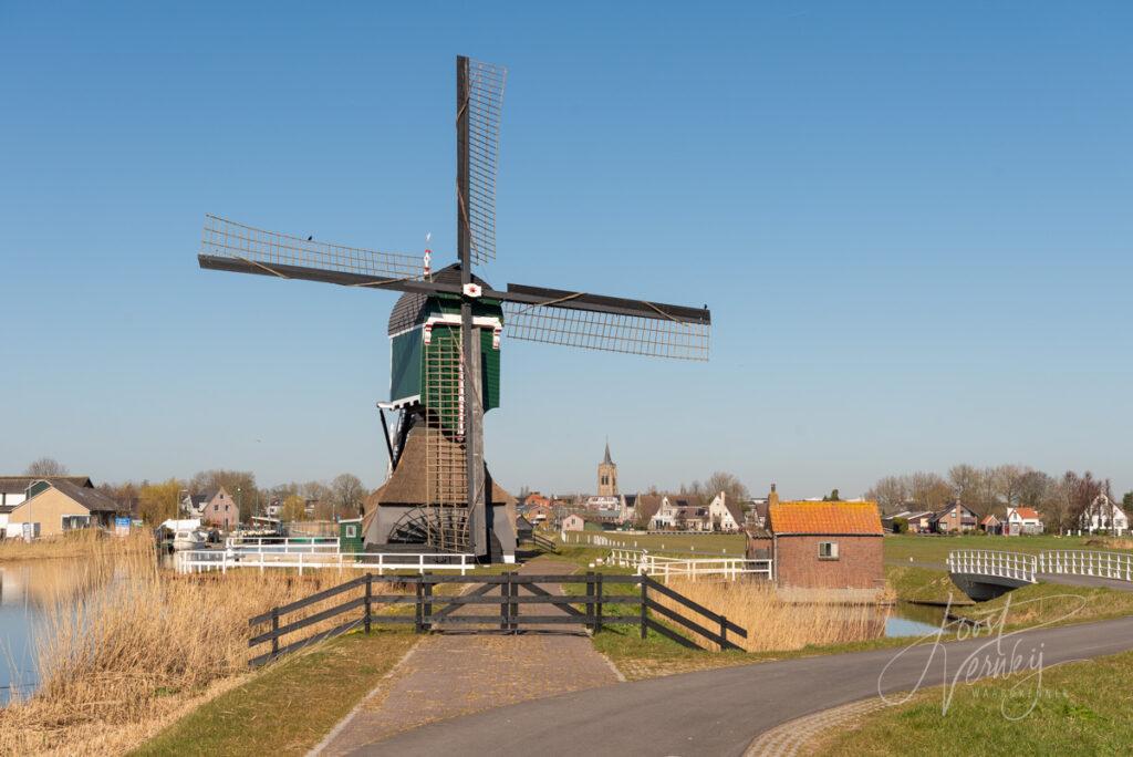 Gelkenes molen in Groot-Ammers