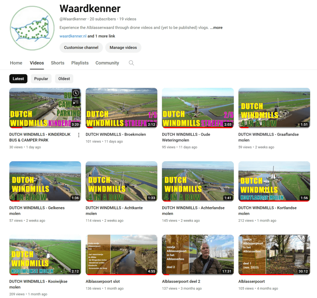 YouTube kanaal Waardkenner