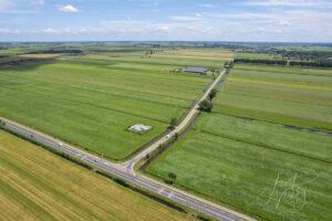 Luchtfoto ruilverkavelingsweg Geerweg