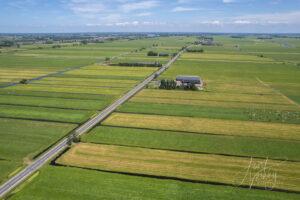 Luchtfoto ruilverkaveling Middenpolderweg