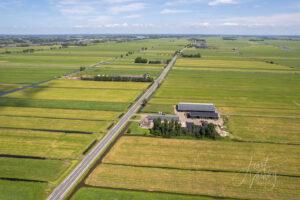 Luchtfoto ruilverkaveling Middenpolderweg